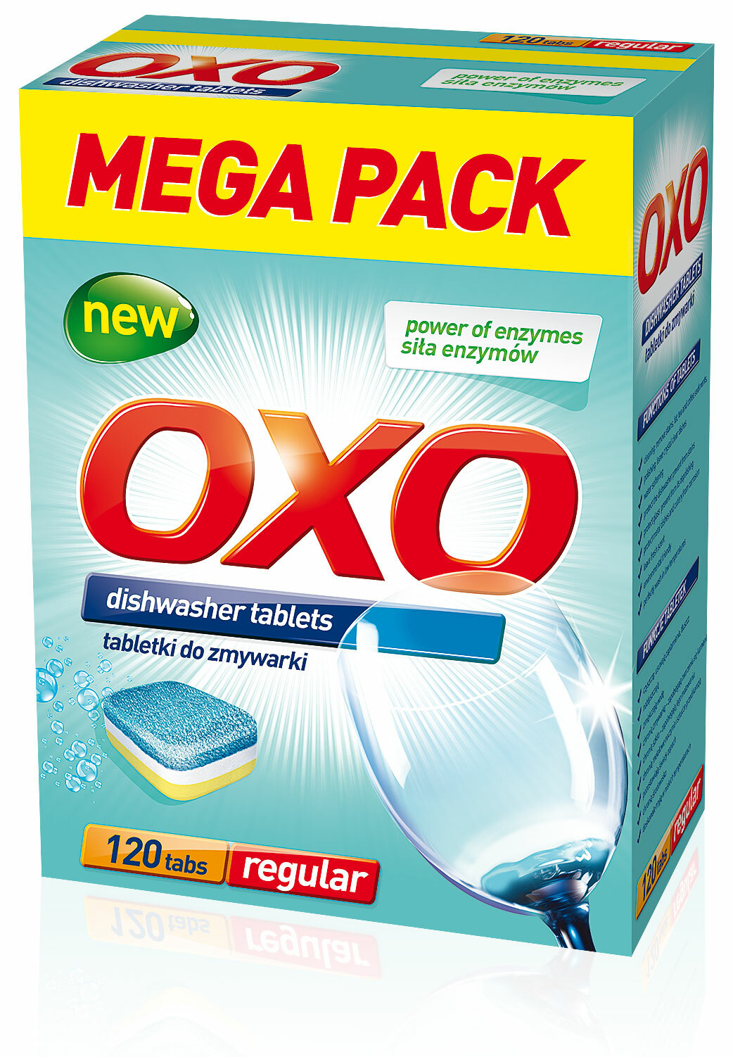 OXO Tabletki do zmywarek MEGA PACK x 120 tabs