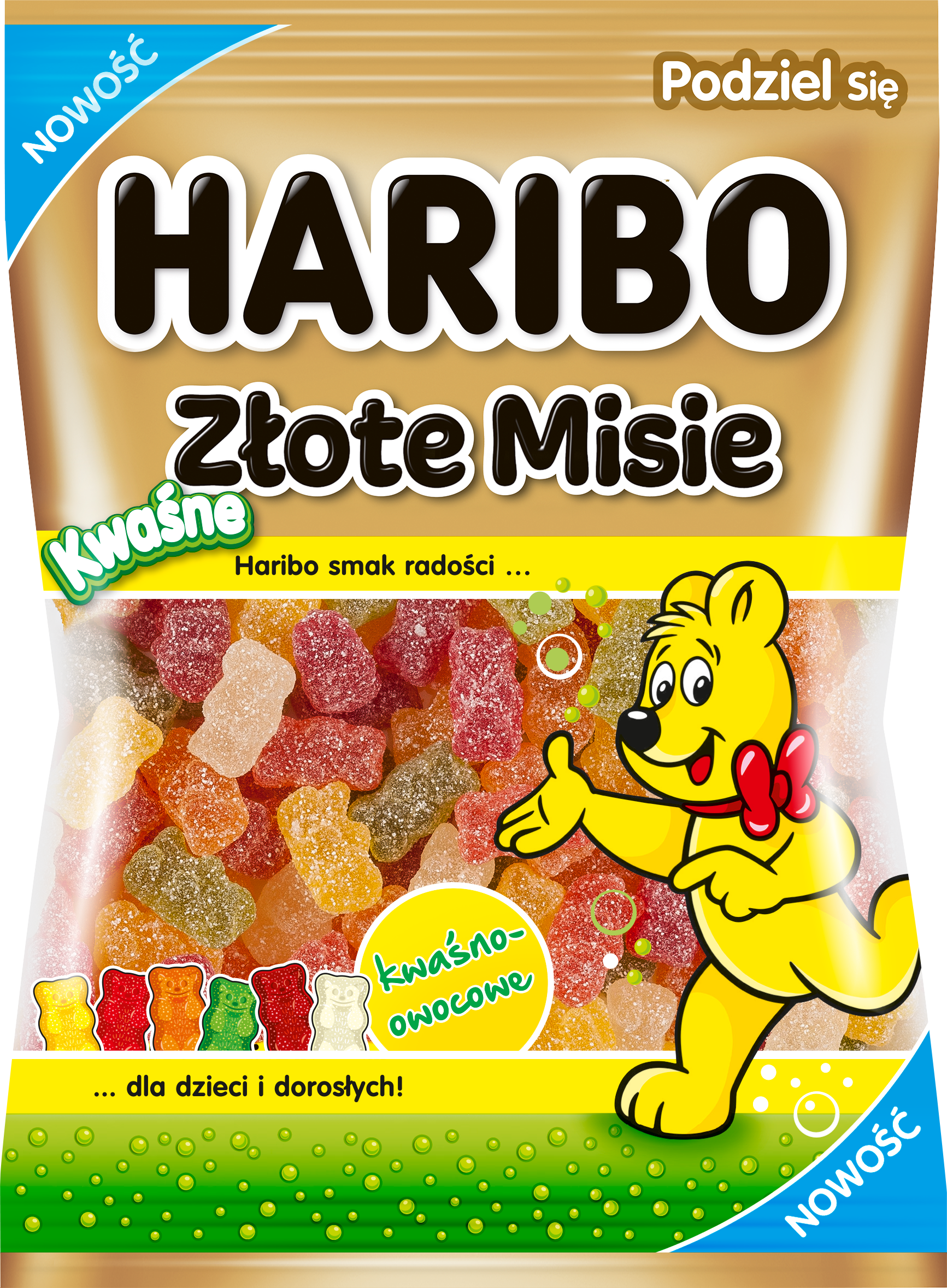 Haribo Złote Misie Kwaśne 160g