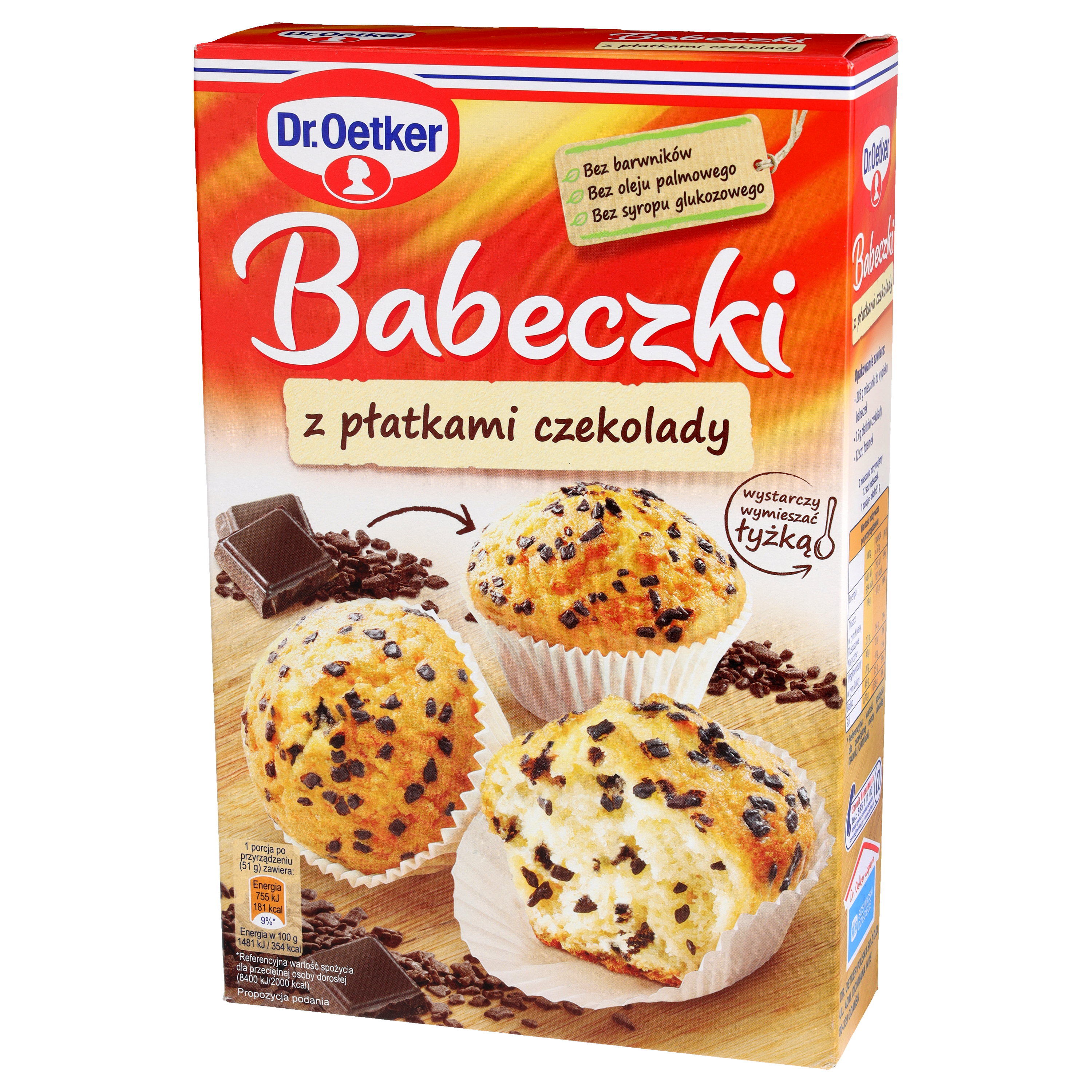 Babeczki z płatkami czekolady 300 g