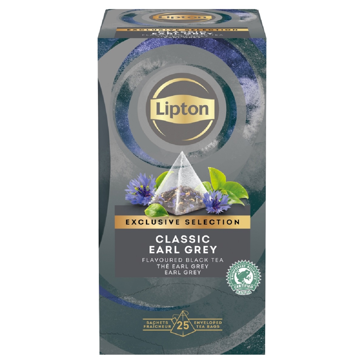Lipton Piramida Earl Grey 25 kopert 45 g (25 x 1,8 g)