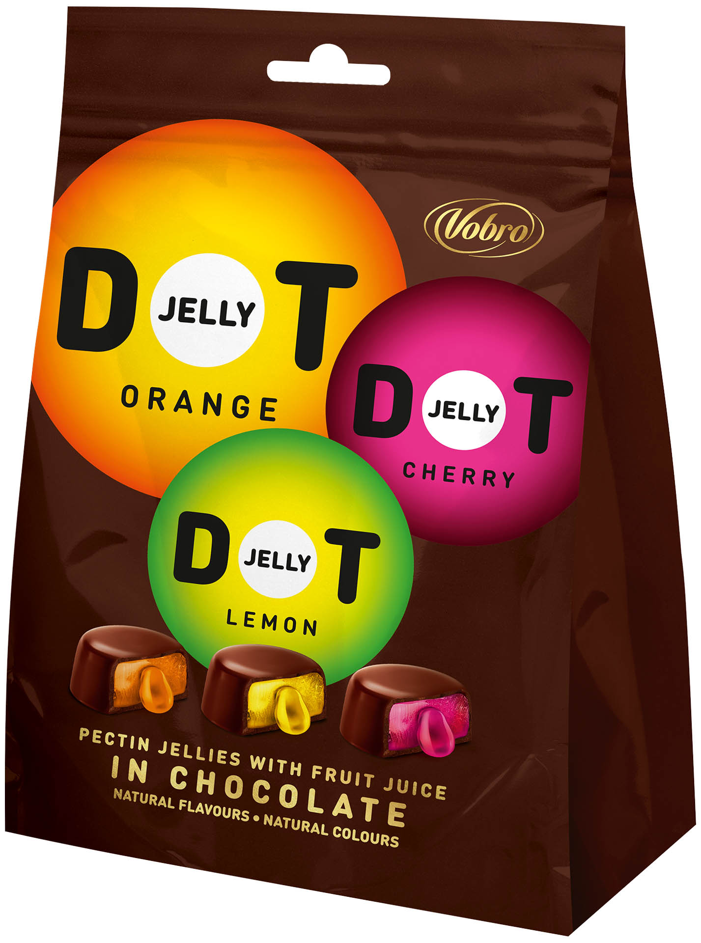 Vobro Jelly DOT in Chocolate 182g