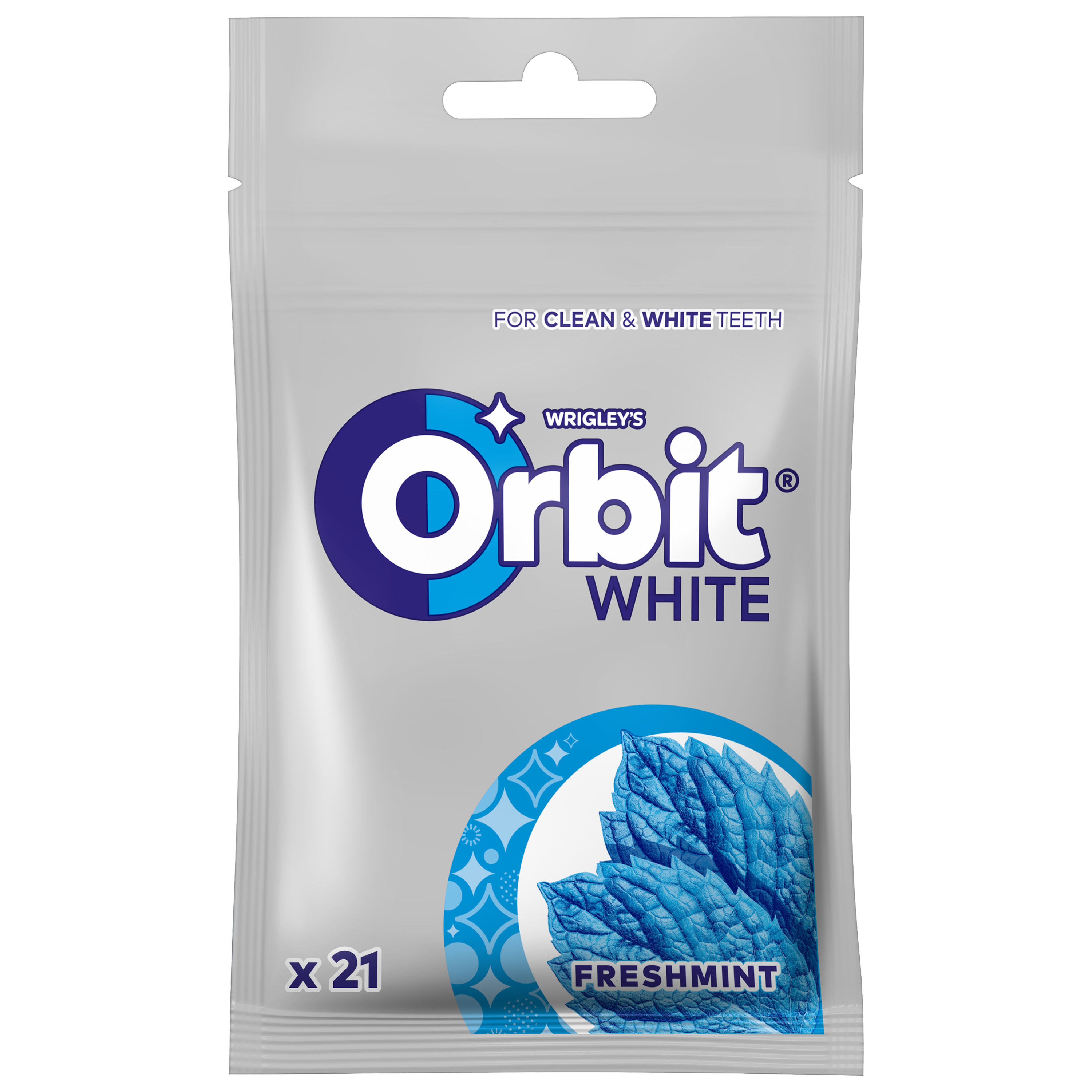 Orbit White Freshmint Guma do żucia bez cukru 29 g (21 drażetek)