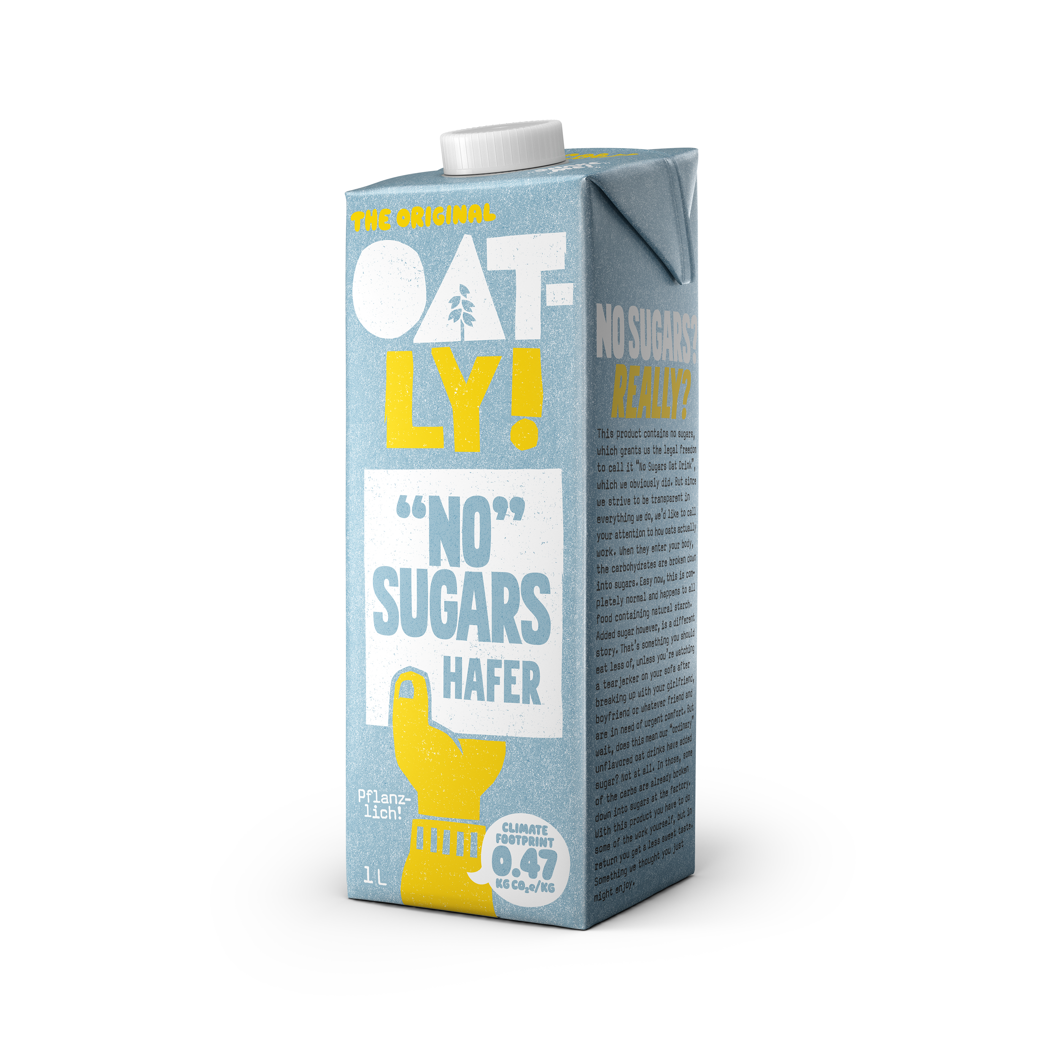 Oatly Haferdrink No Sugar 1l