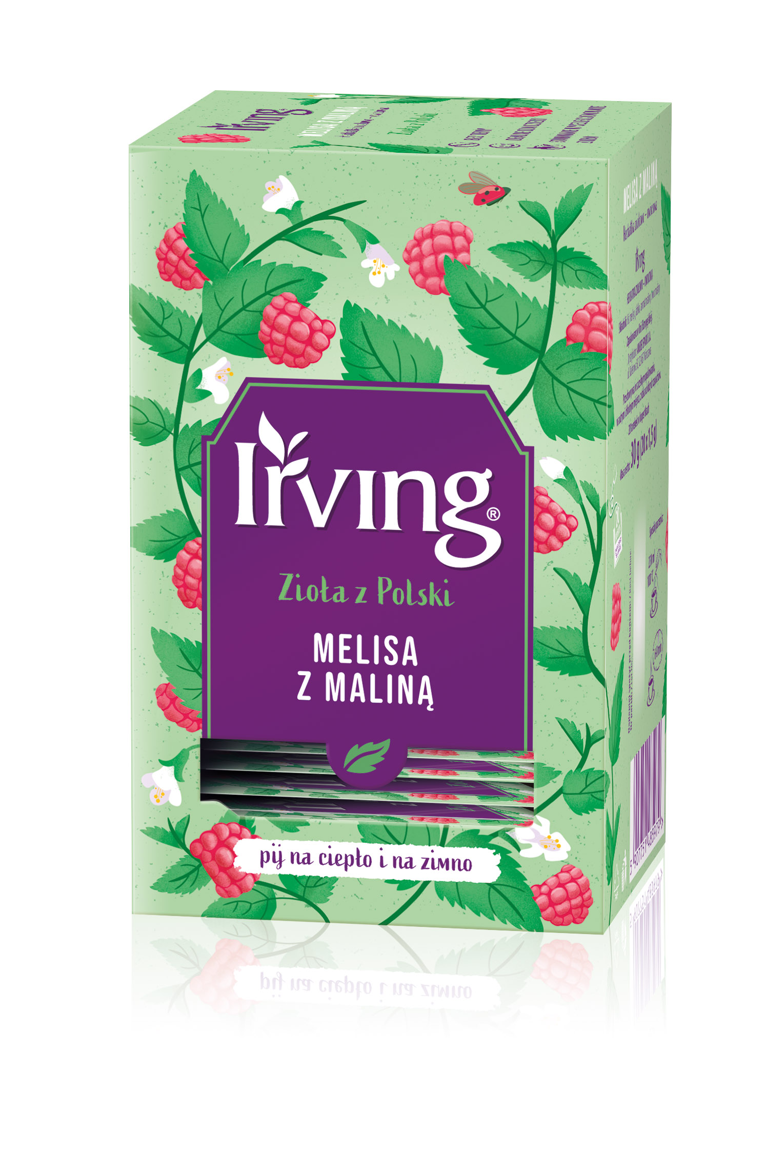 Irving Zioła z Polski Melisa z maliną 30 g (20x1,5 g)