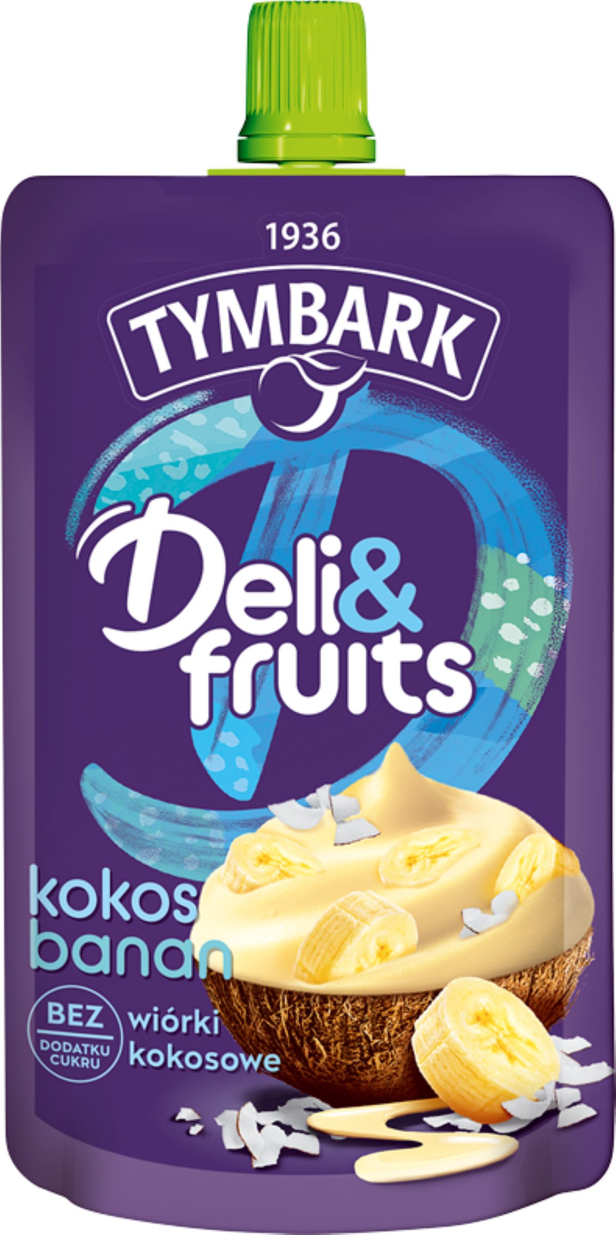 Tymbark Deli&fruit kokos banan wiórki kokosowe 170 g