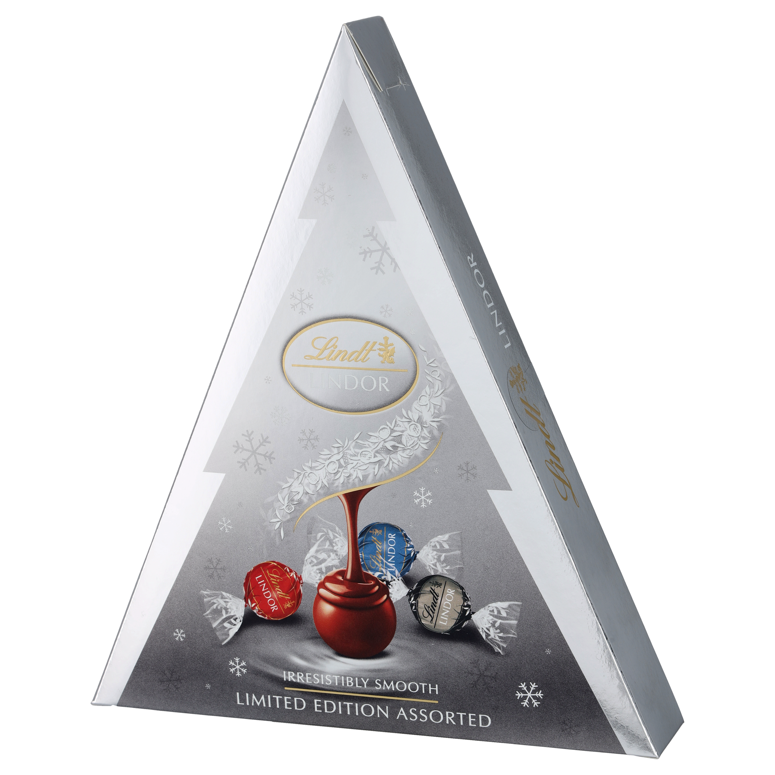 Lindt LINDOR Silver Xmas Tree 125g