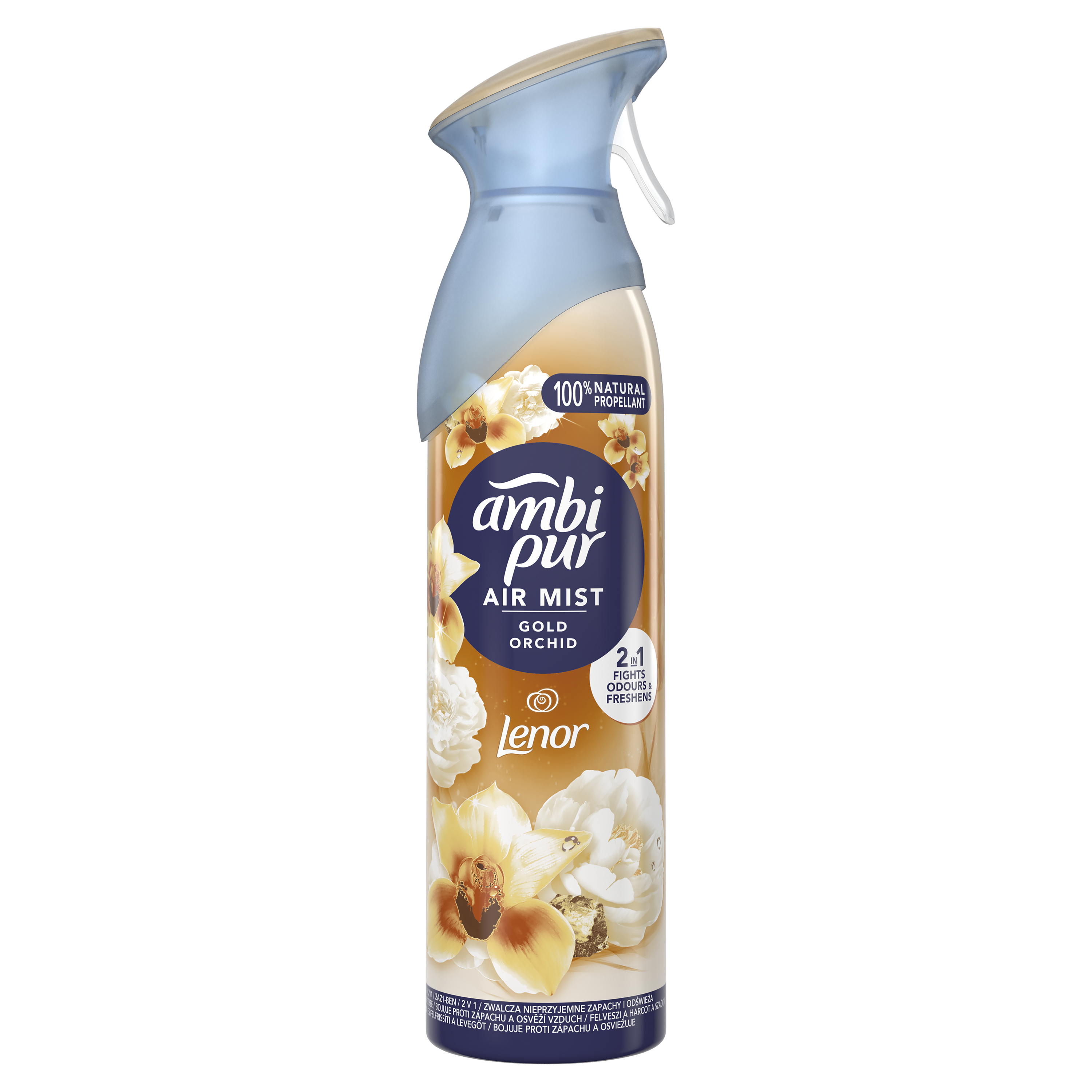 Ambi Pur Gold Orchid Odświeżacz powietrza w sprayu 185 ml