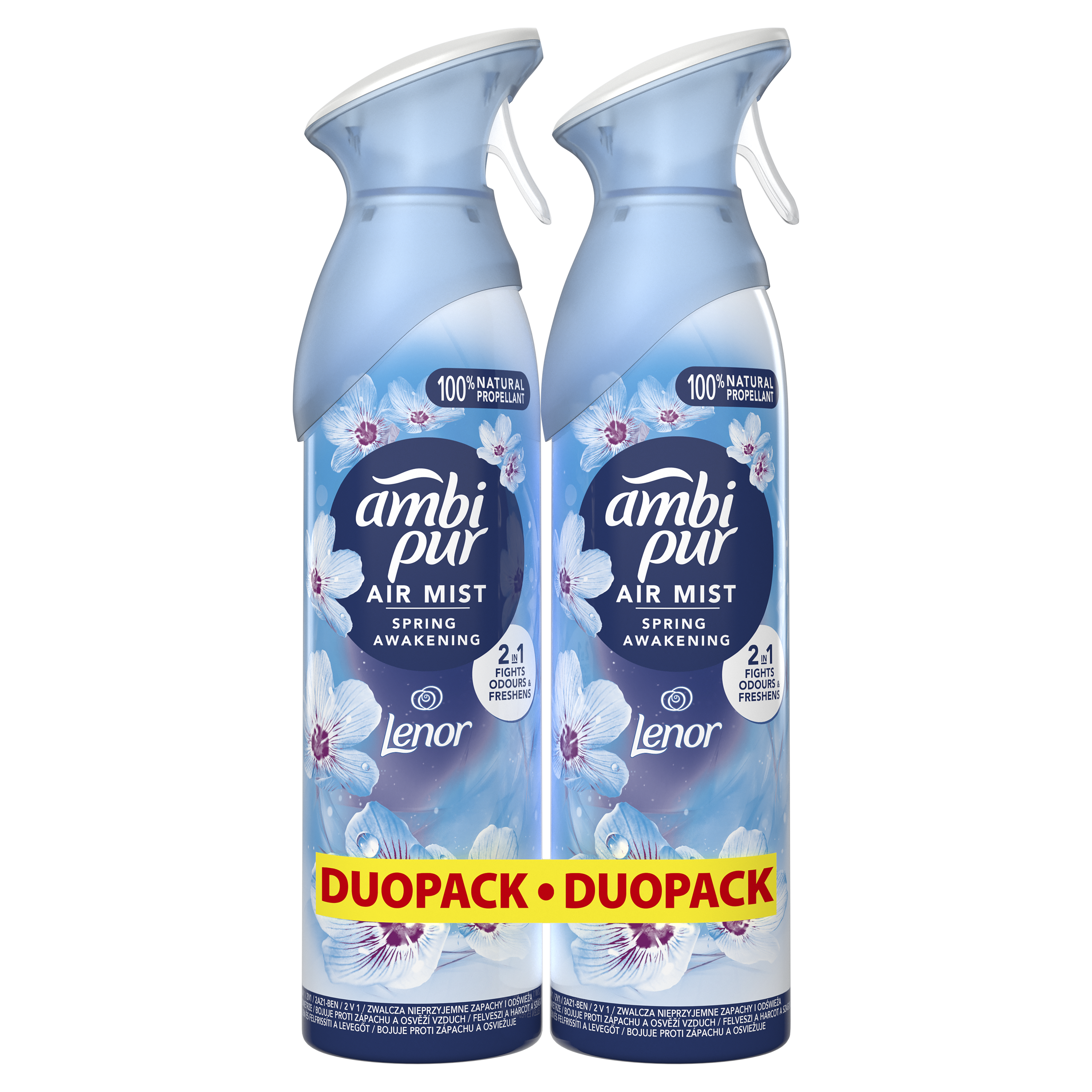 Ambi Pur Spring Awakening Odświeżacz powietrza w sprayu 2 x 185 ml