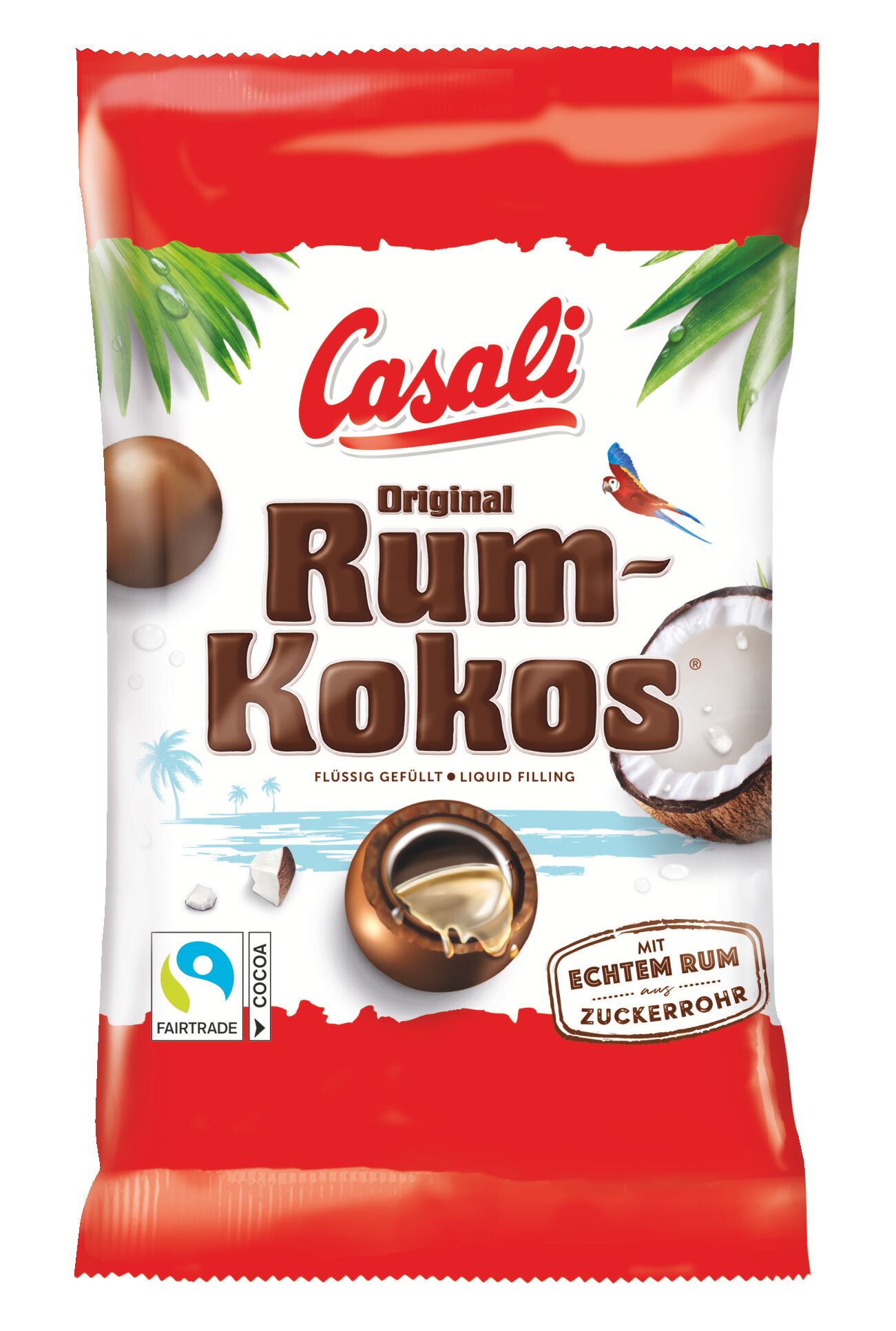 Casali draże rum-kokos w mlecznej czekoladzie 100g