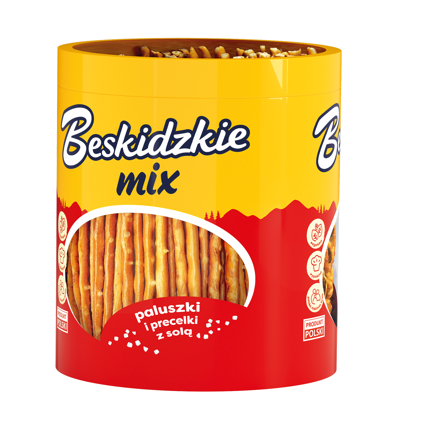 Beskidzkie Tuba Mix (paluszki i precelki z solą) 275g