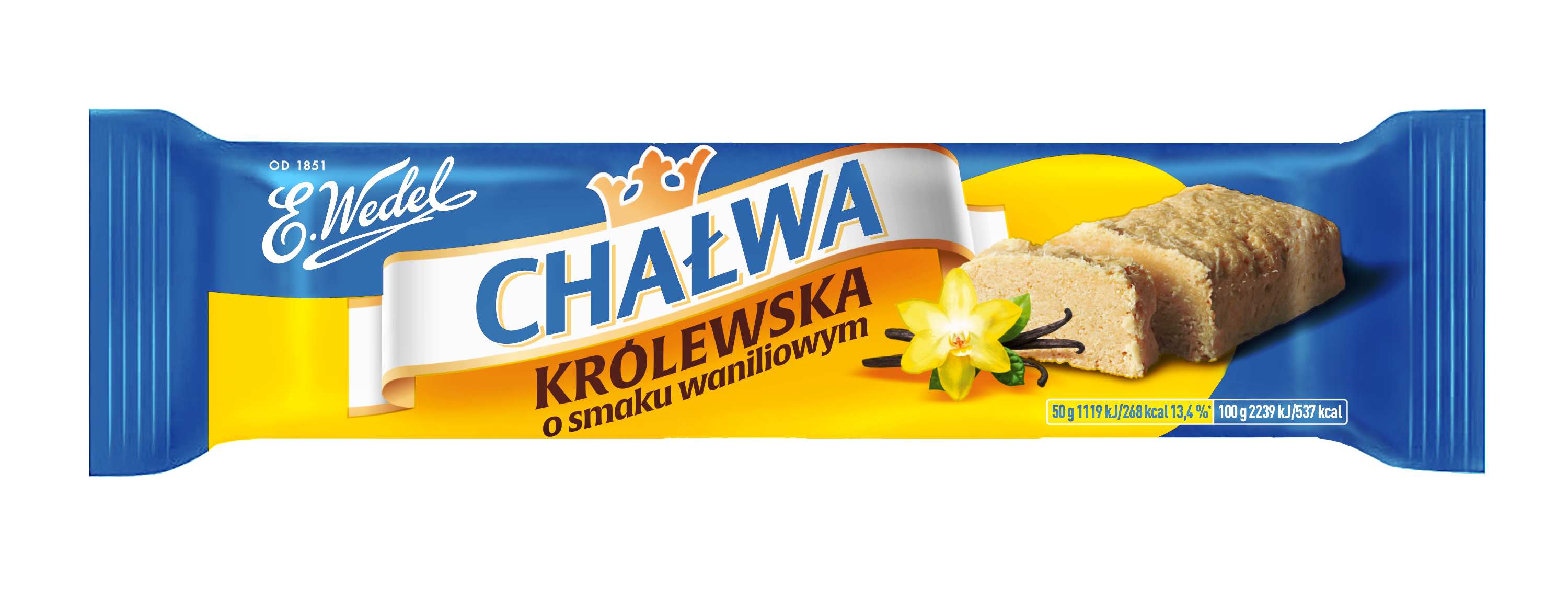 E. Wedel Chałwa Królewska Waniliowa 50g