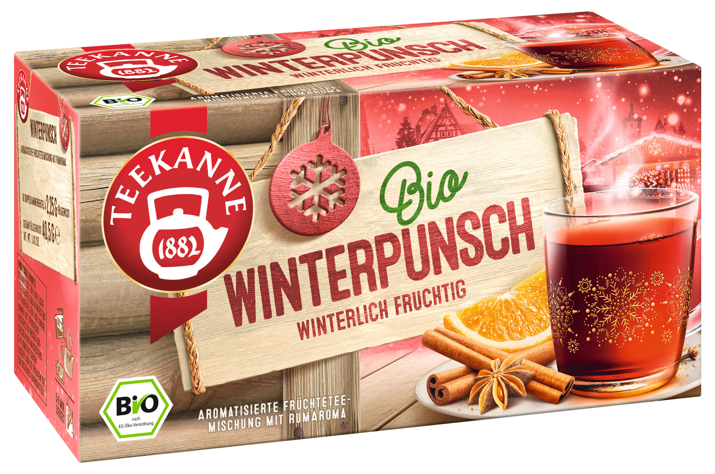 TEEKANNE BIO Winterpunsch 18 x 2,25g