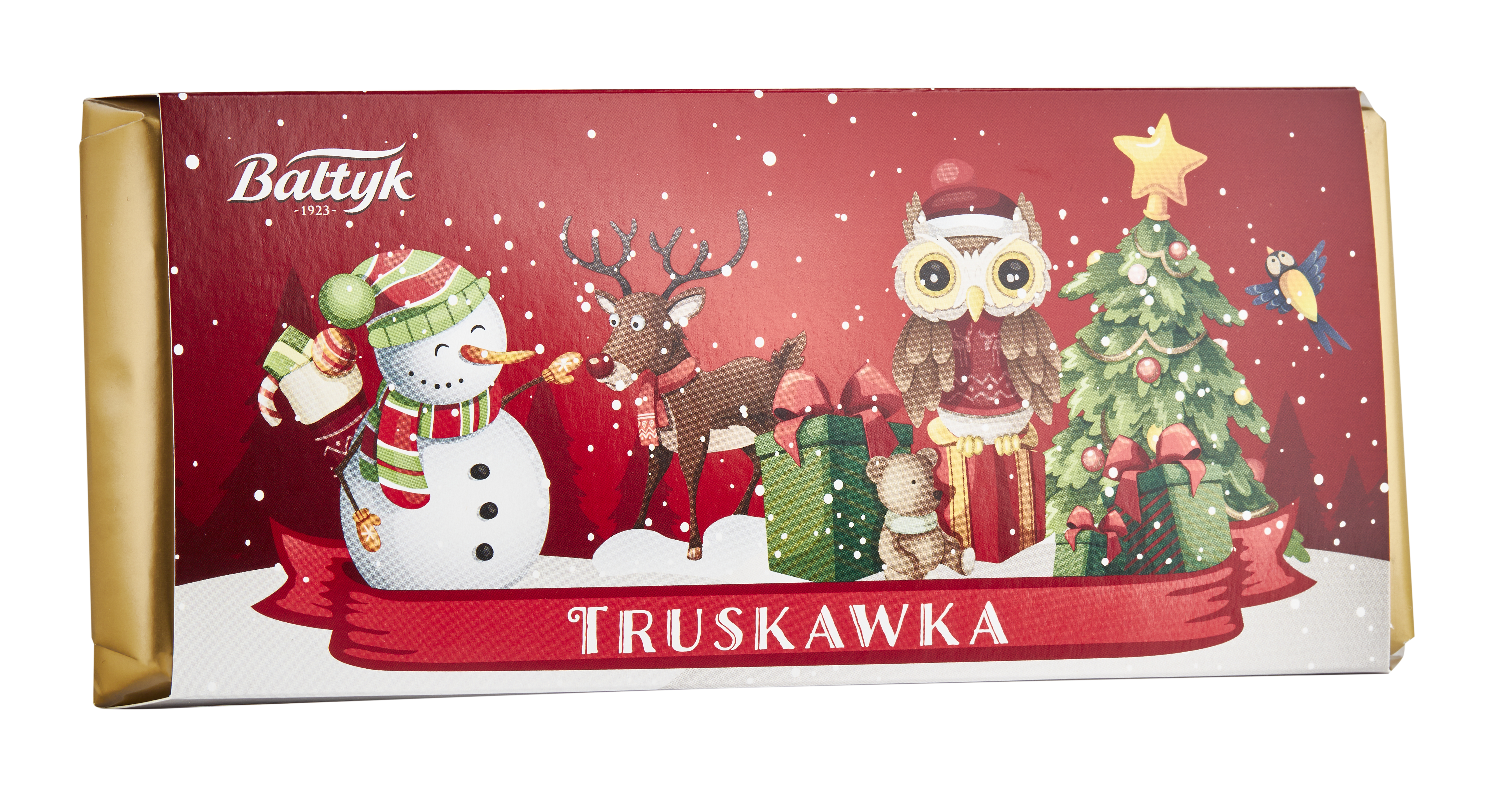 Bałtyk Czekolada nadziewana Truskawka 148g