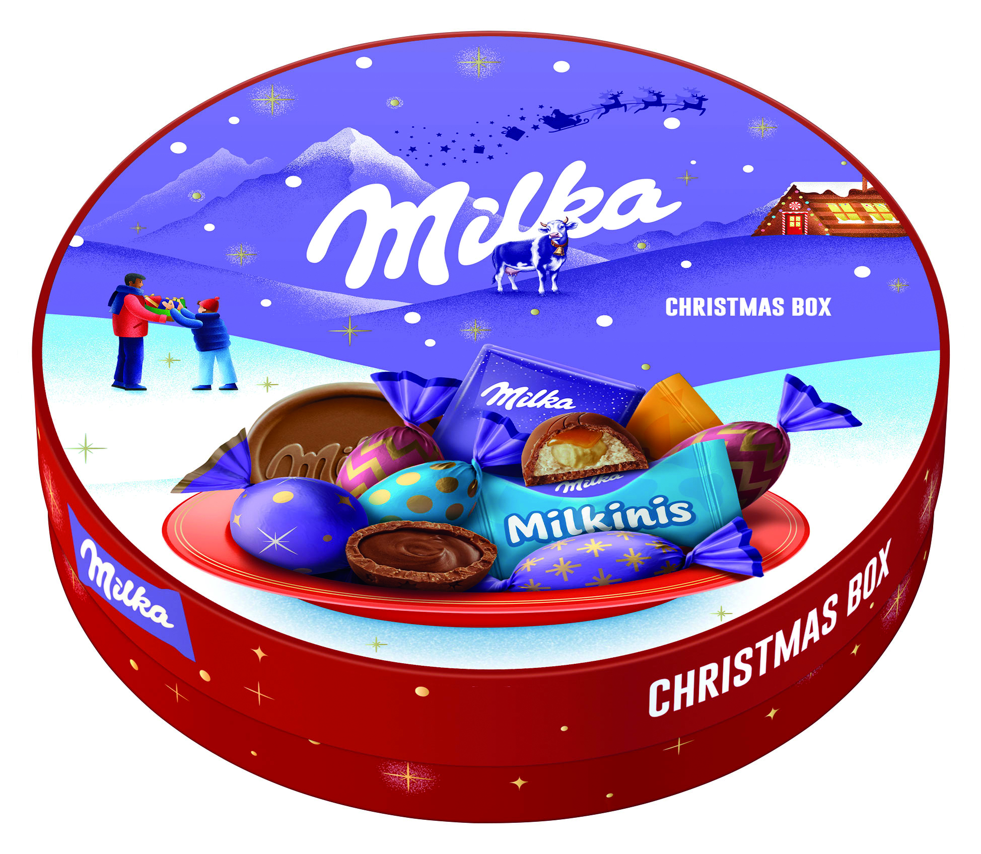 Milka Christmas Bunterteller 195g