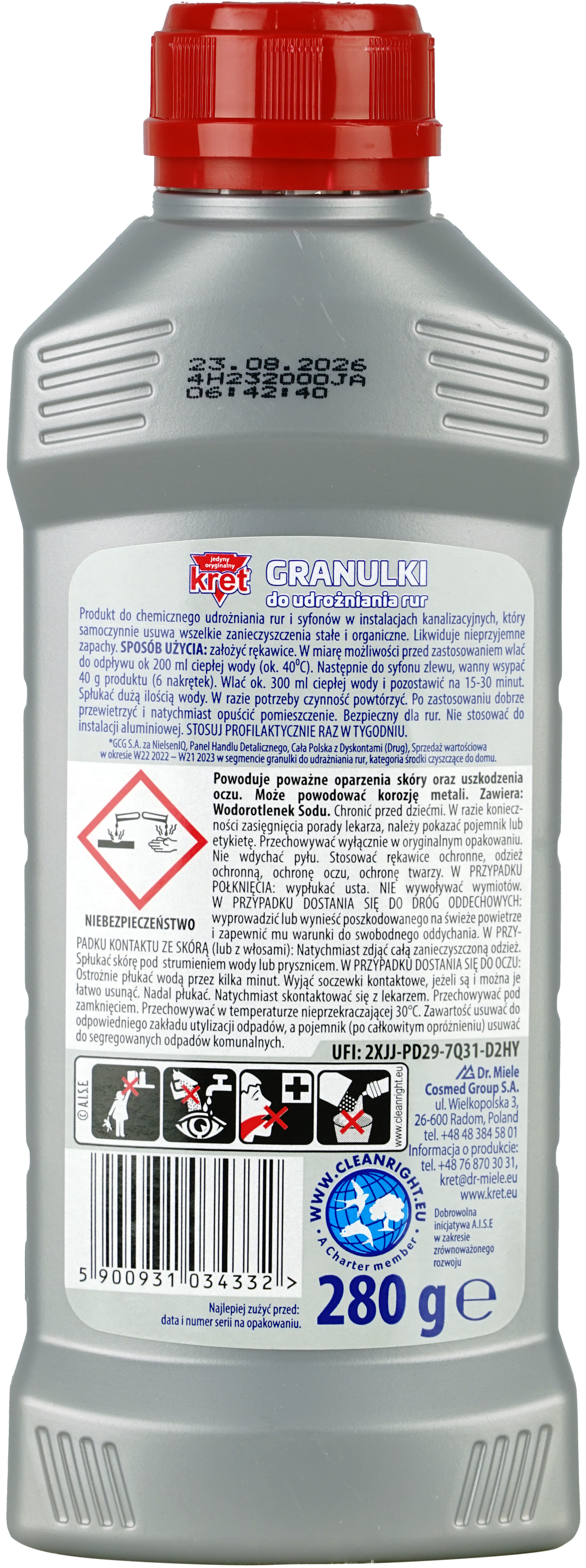 GRANULES For CLOGGED Pipes And Siphon - Contains Aluminium ACTIVATOR - 800g - View #6