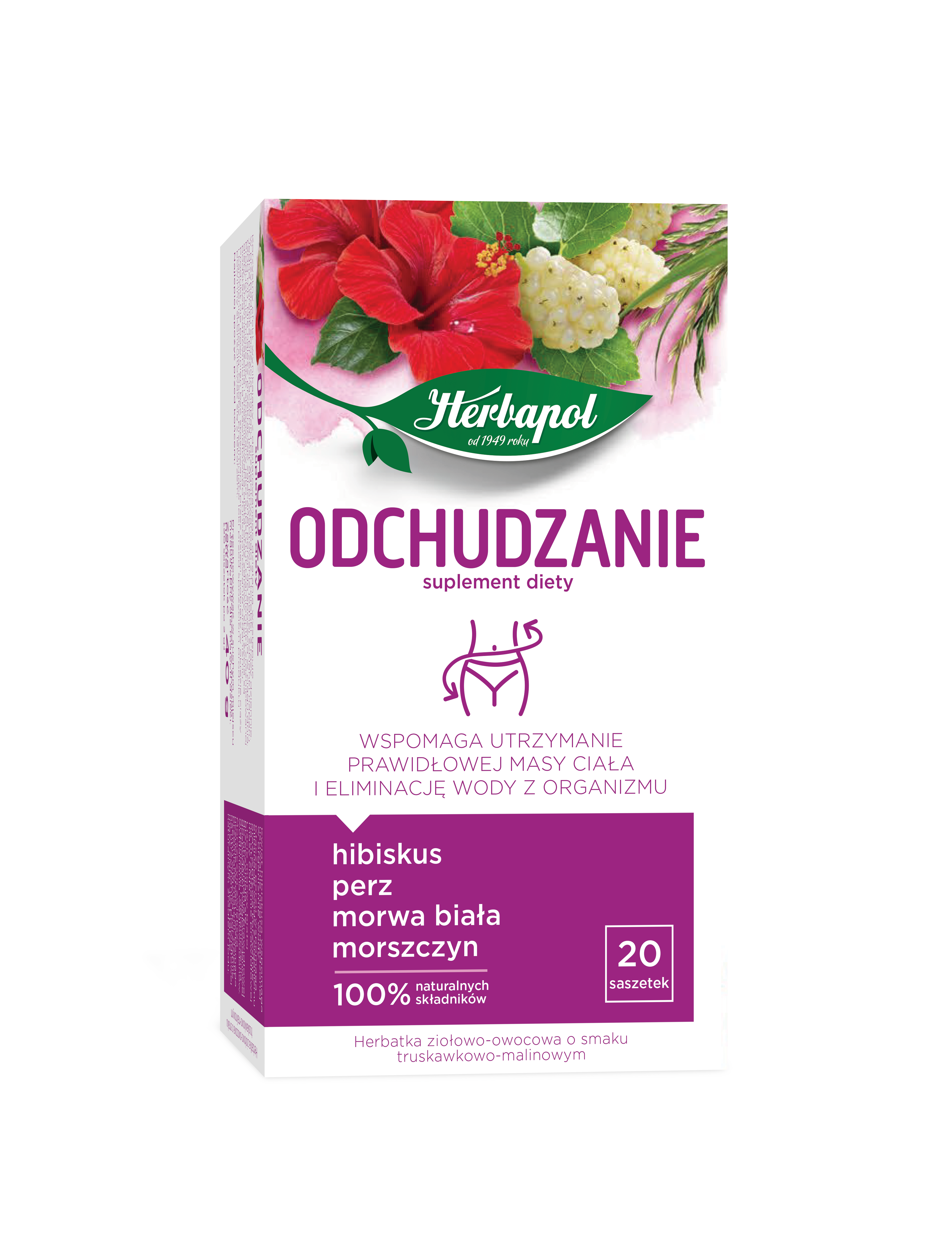 Herbapol Herbatka Odchudzanie. Suplement Diety. 20tb x 2g. 40g