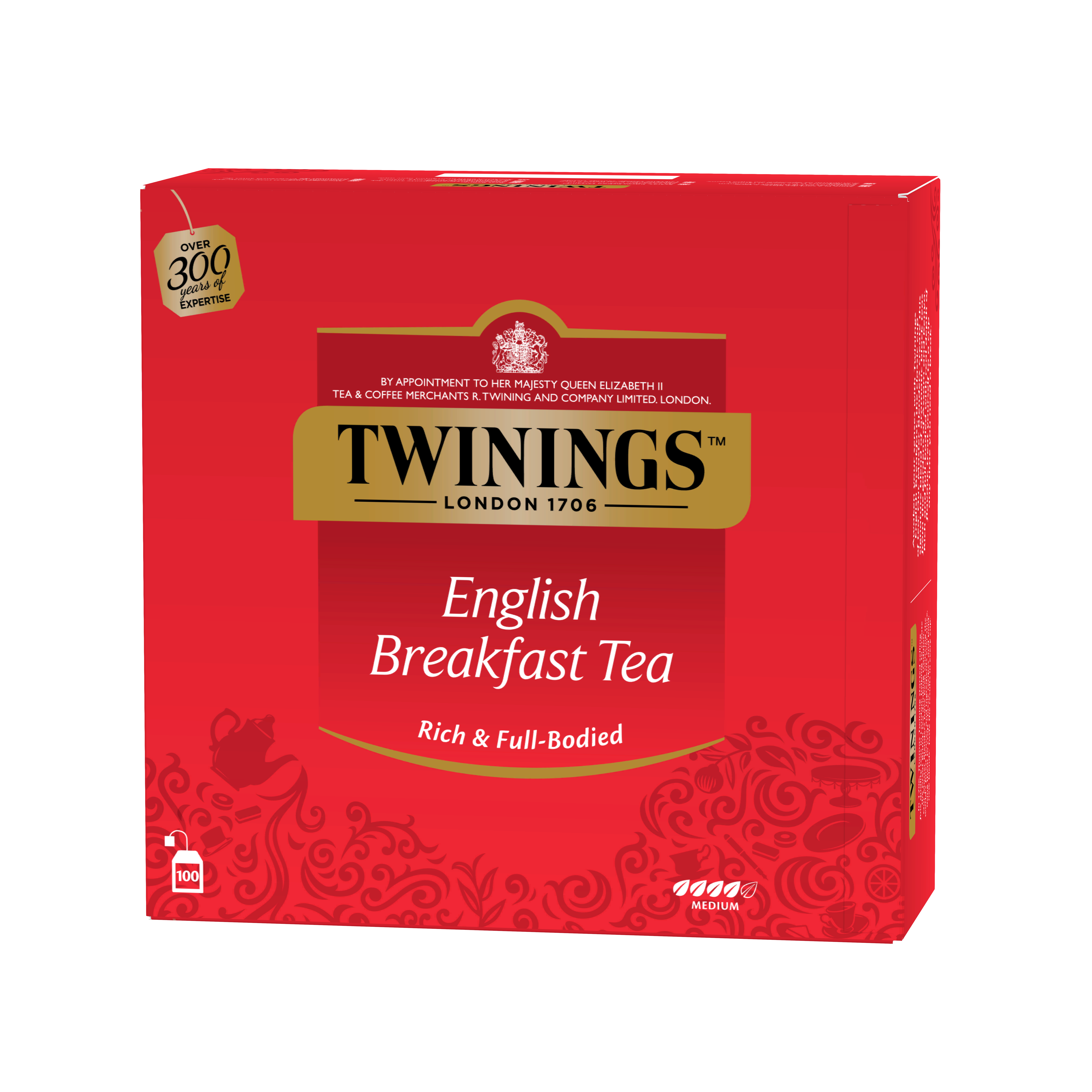 Twinings Herbata Czarna English Breakfast (100 saszetek)