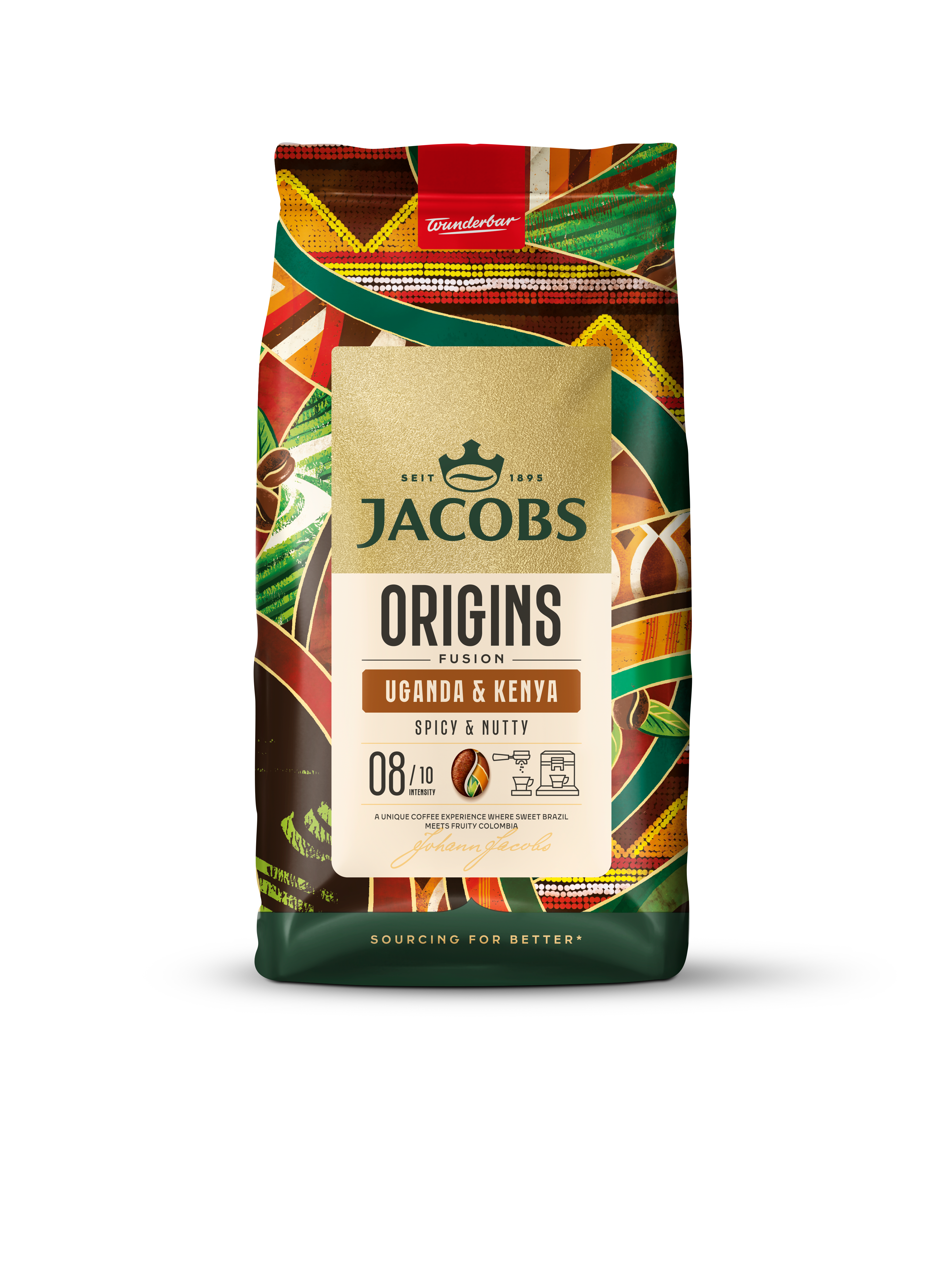 Kawa ziarnista Jacobs Origins Uganda & Kenya 1kg
