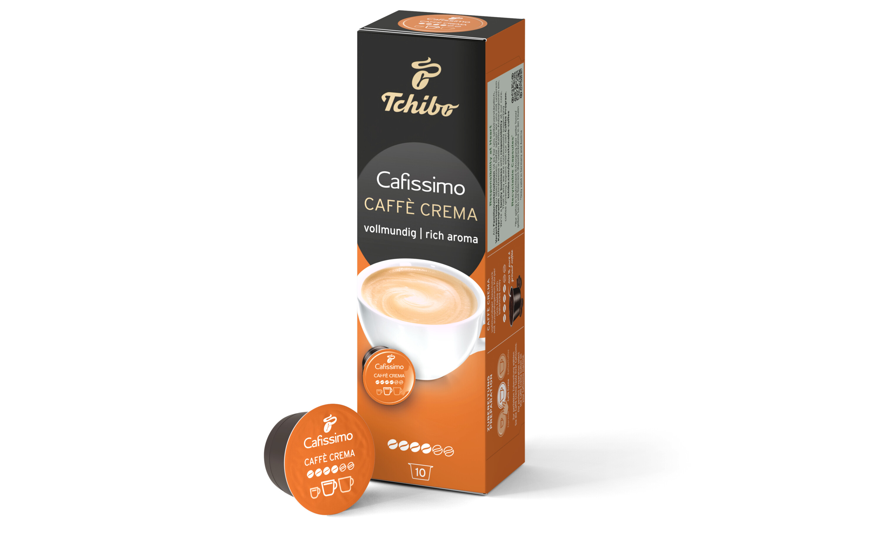 Tchibo Cafissimo Caffe Crema Rich Aroma 7.4g x 10 kap.