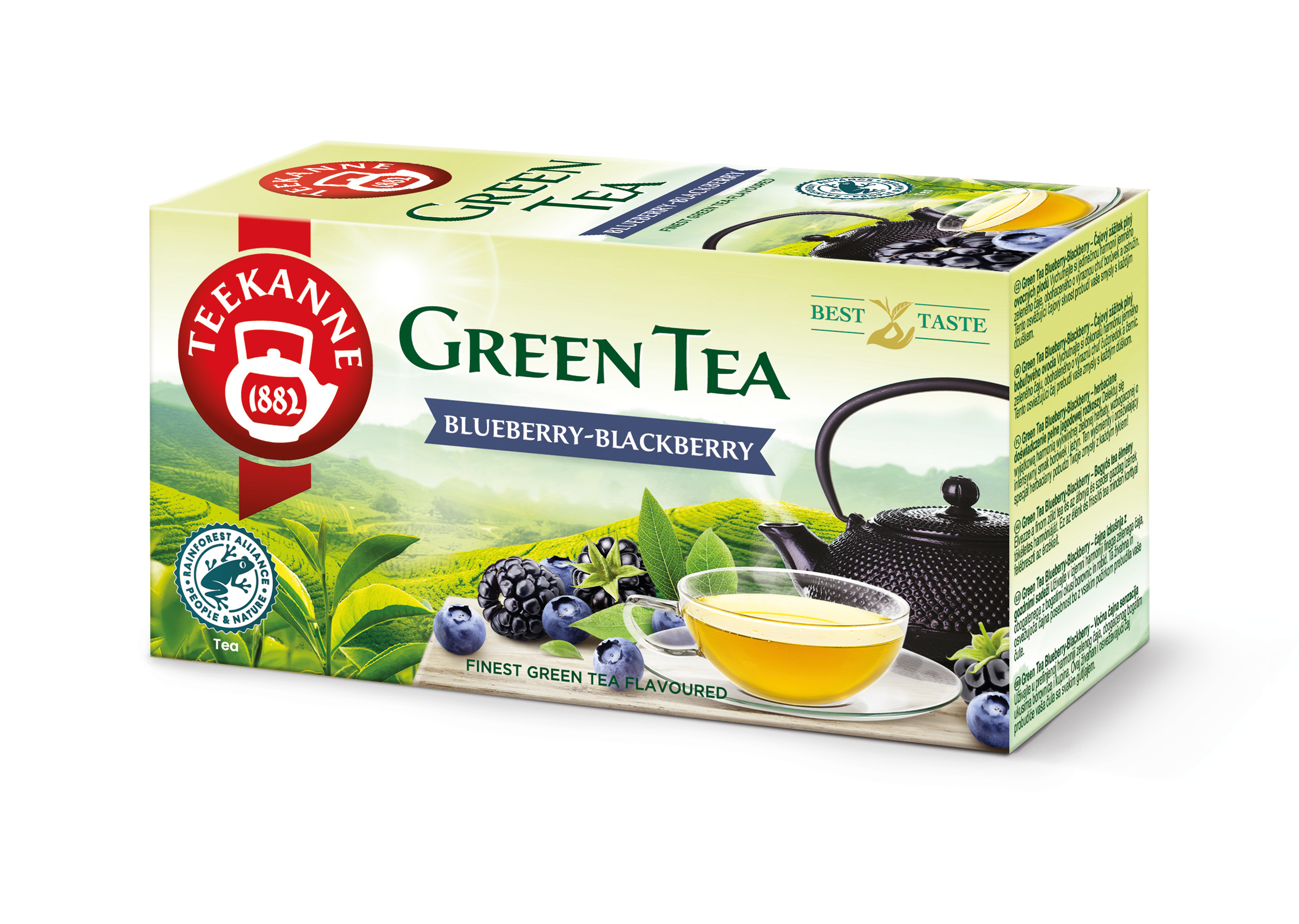 TEEKANNE Green tea Blueberry-Blackberry 20 x 1,75g