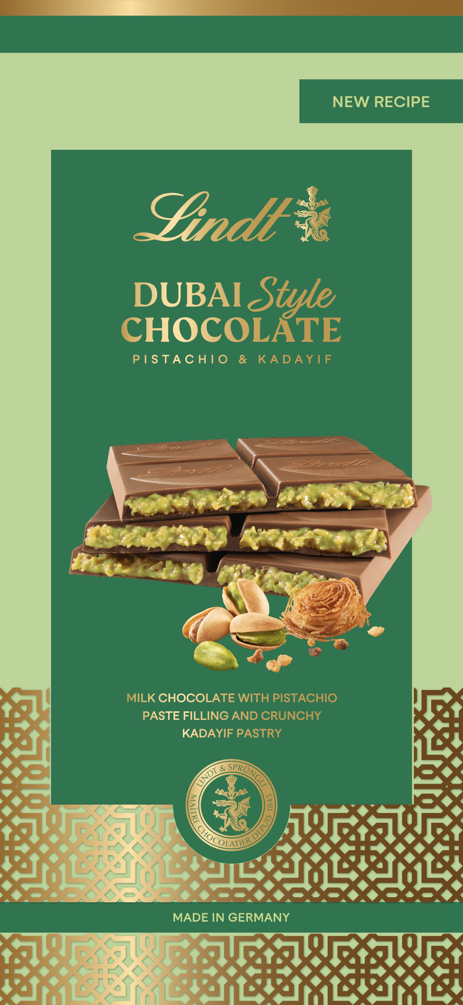 Czekolada Lindt Dubai Style 145g