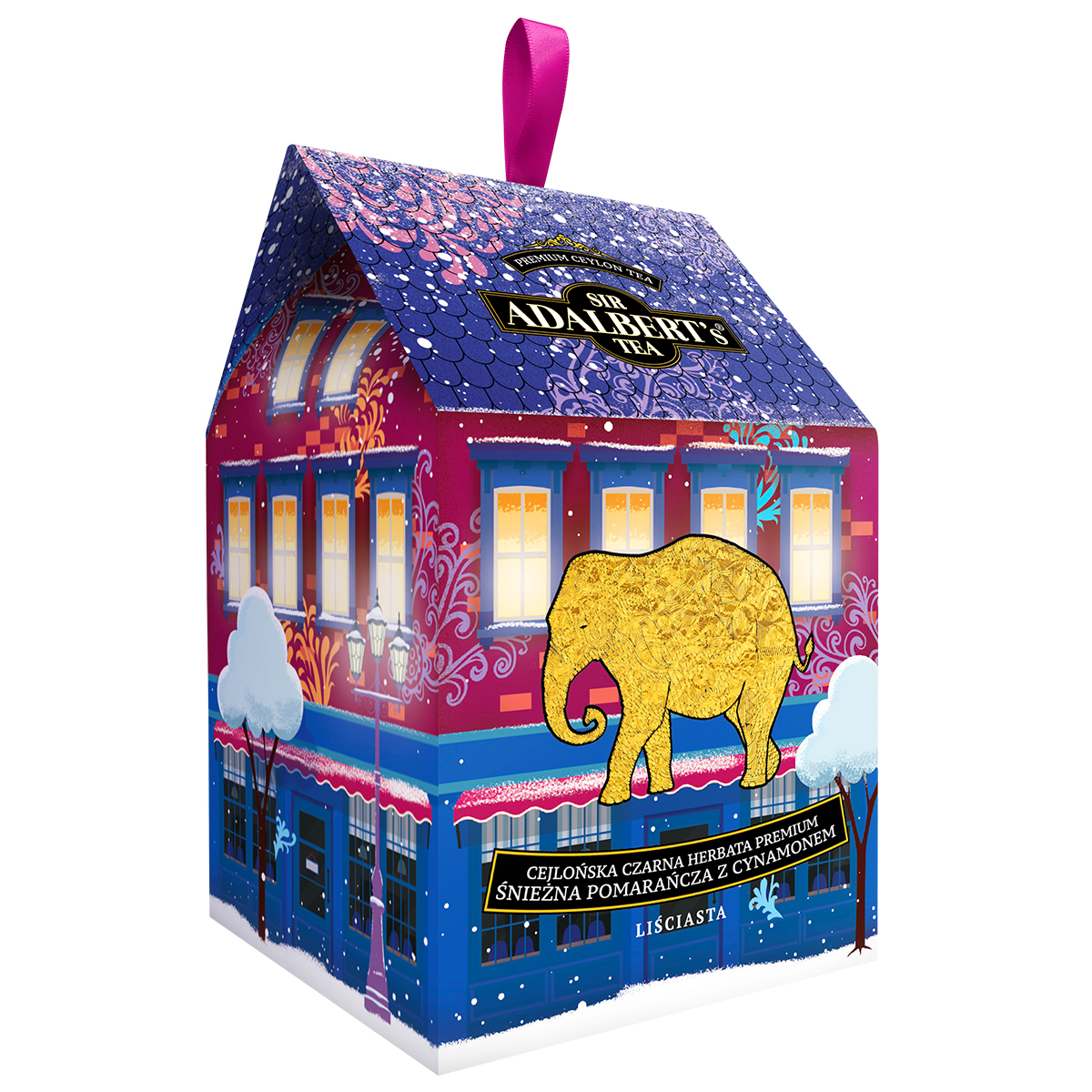 Miasteczko Adalbert's herbata Śnieżna pomarańcza z cynamonem 80g