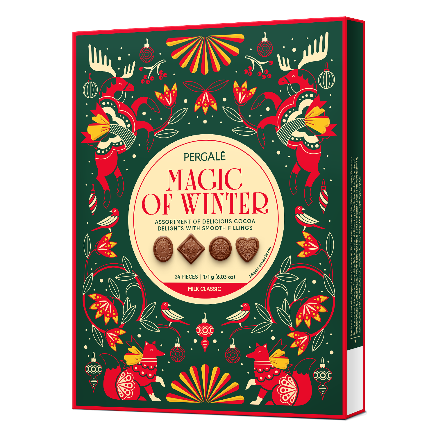 PERGALĖ Bombonierka Magic Of Winter Milk Classic 171g