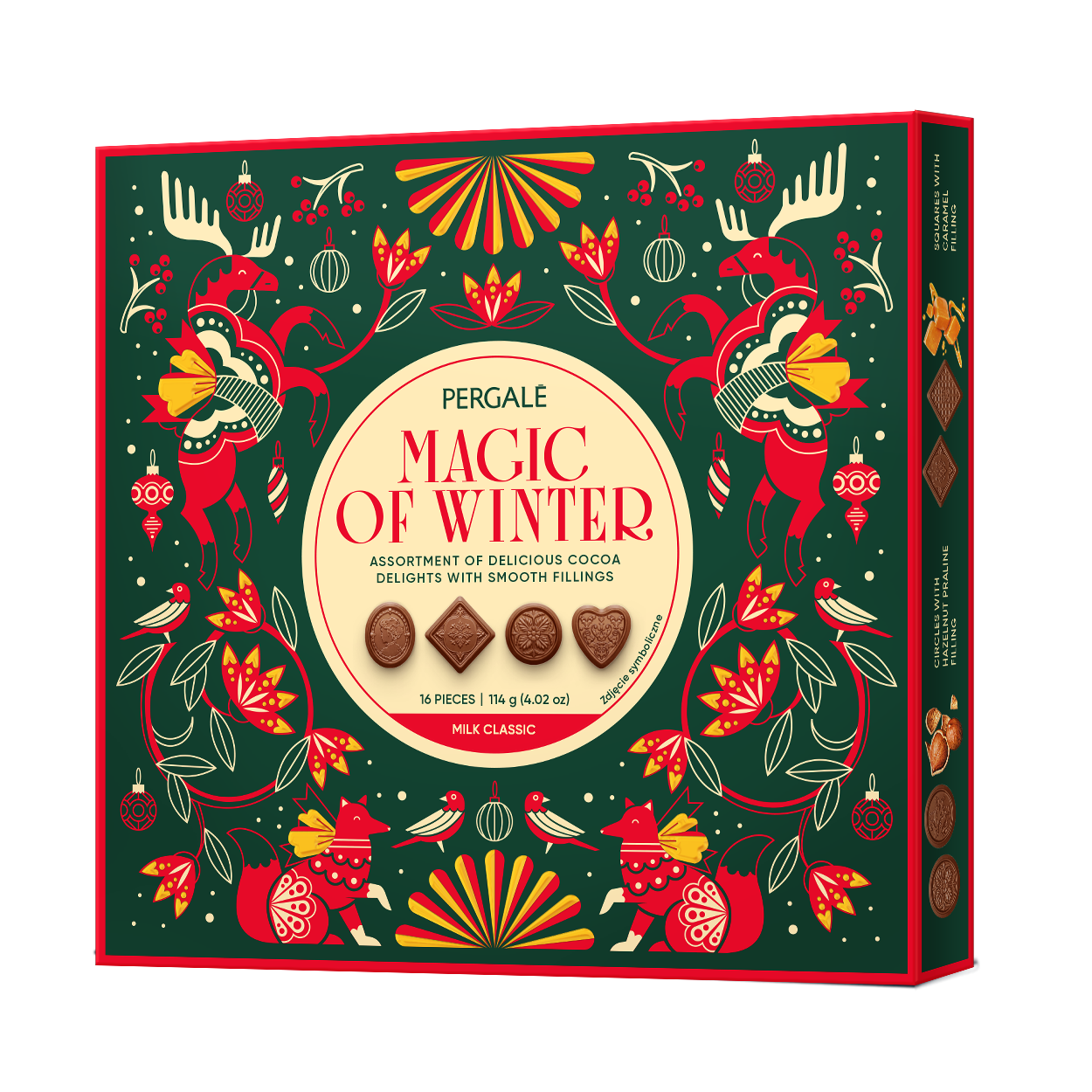 PERGALĖ Bombonierka Magic Of Winter Milk Classic 114g