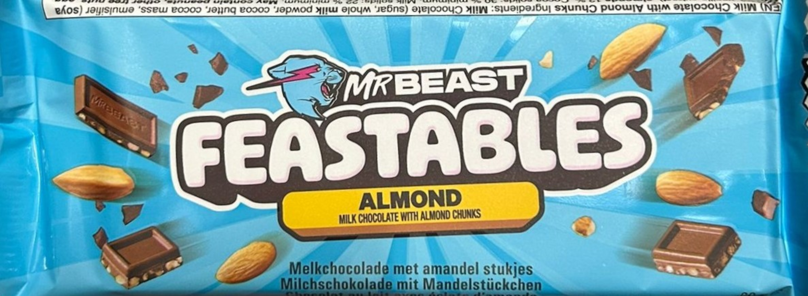 MR BEAST czekolada 60g ALMOND BLUE PACK