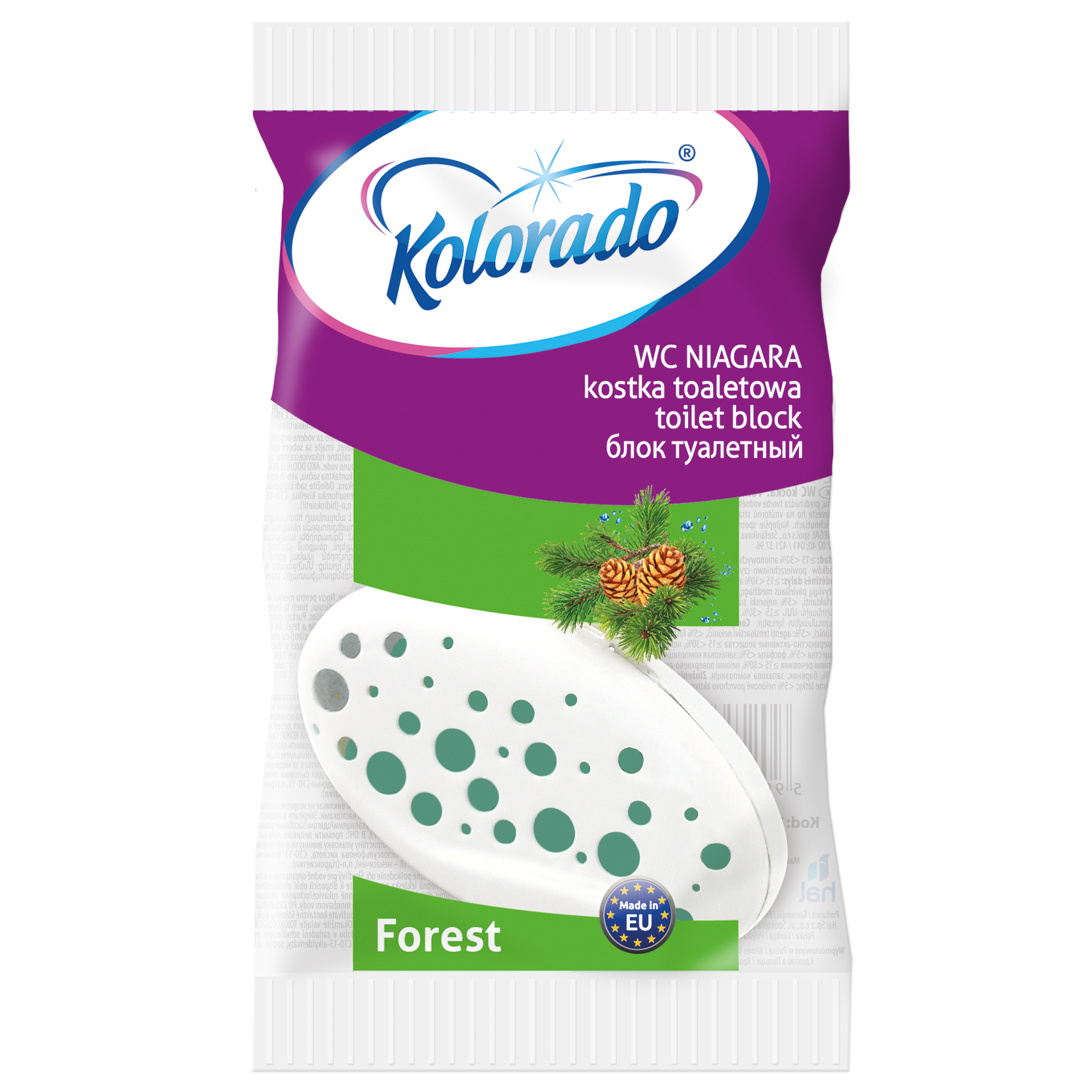 Kolorado WC Niagara kostka toaletowa o zapachu leśnym 35 g