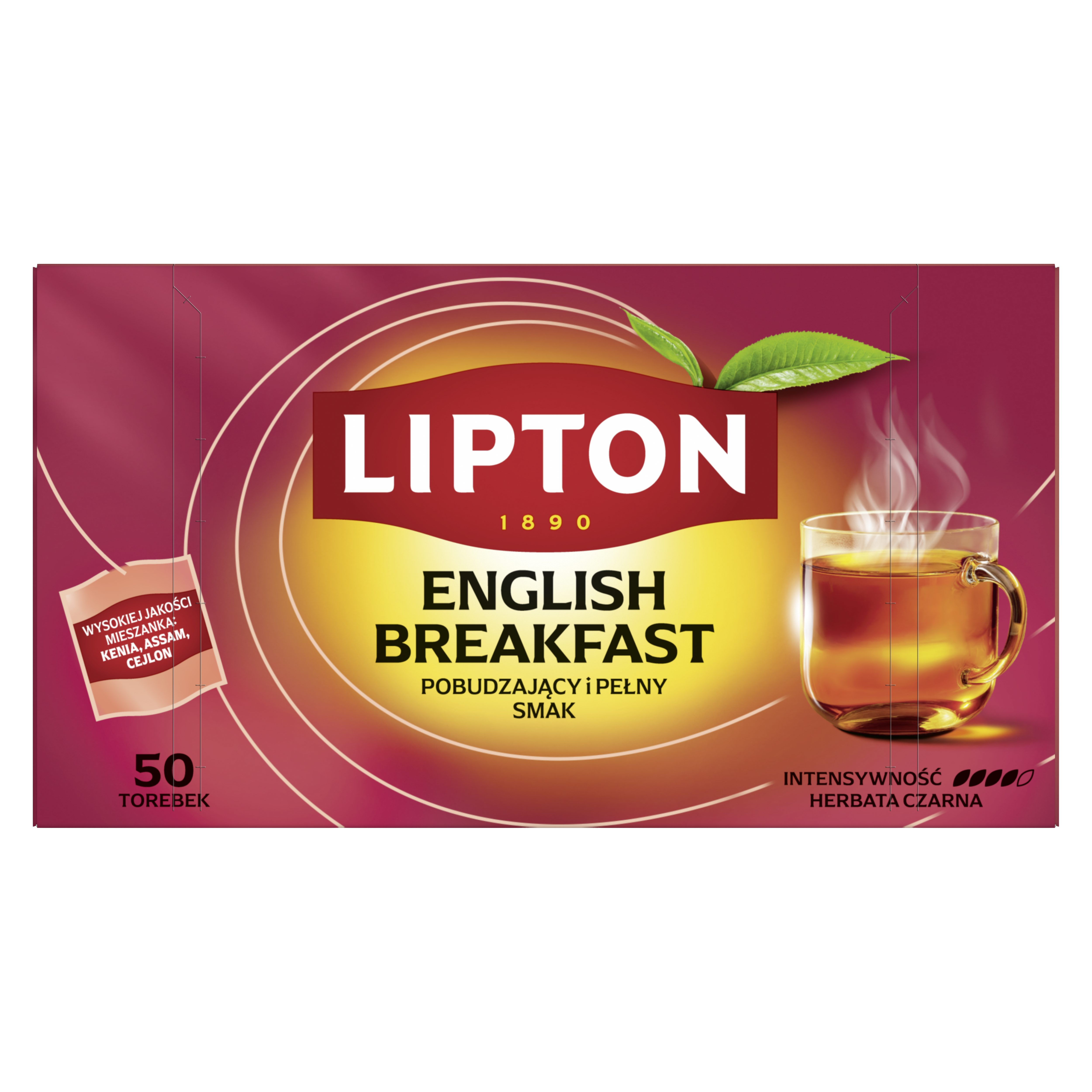 Lipton English Breakfast 100 g (50 torebek)