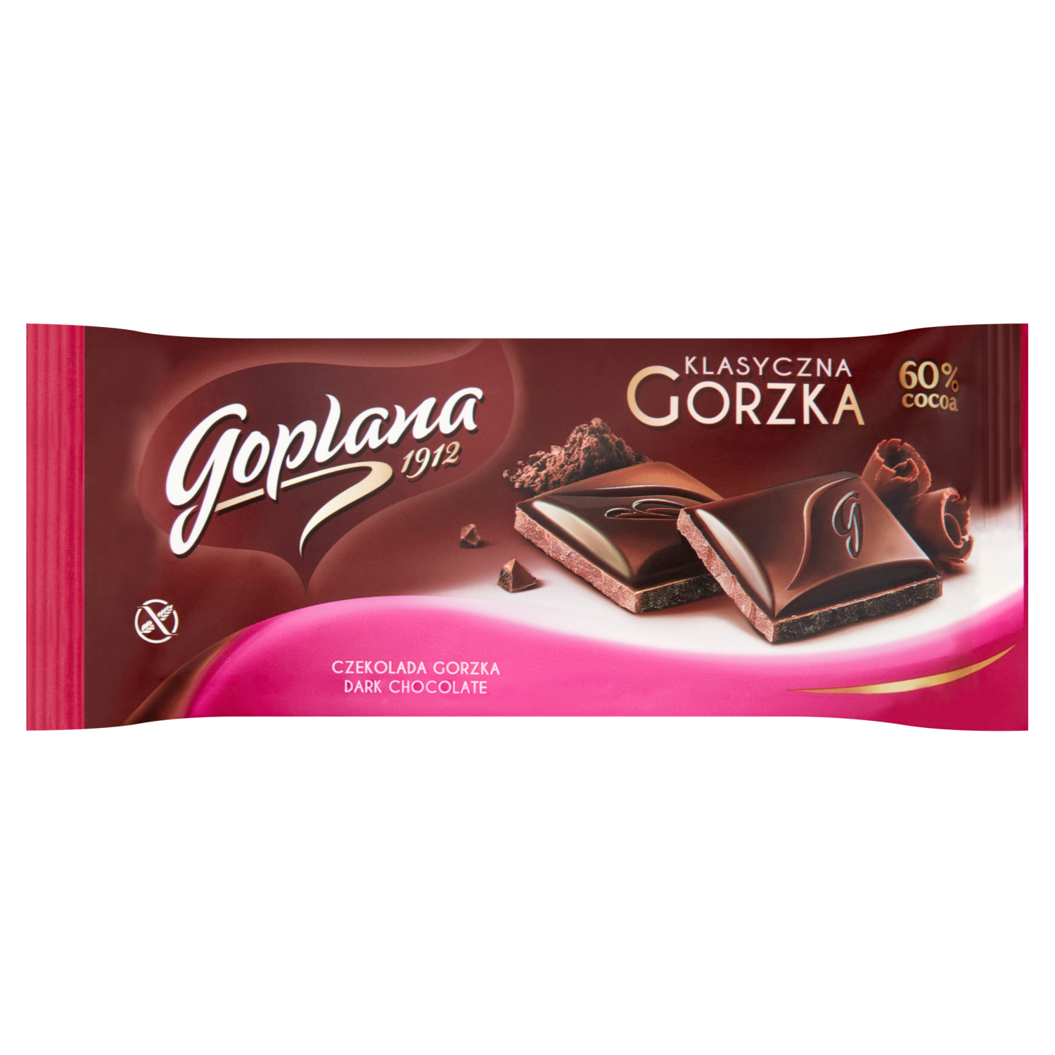 Goplana 60% Cocoa Klasyczna gorzka Czekolada 90 g