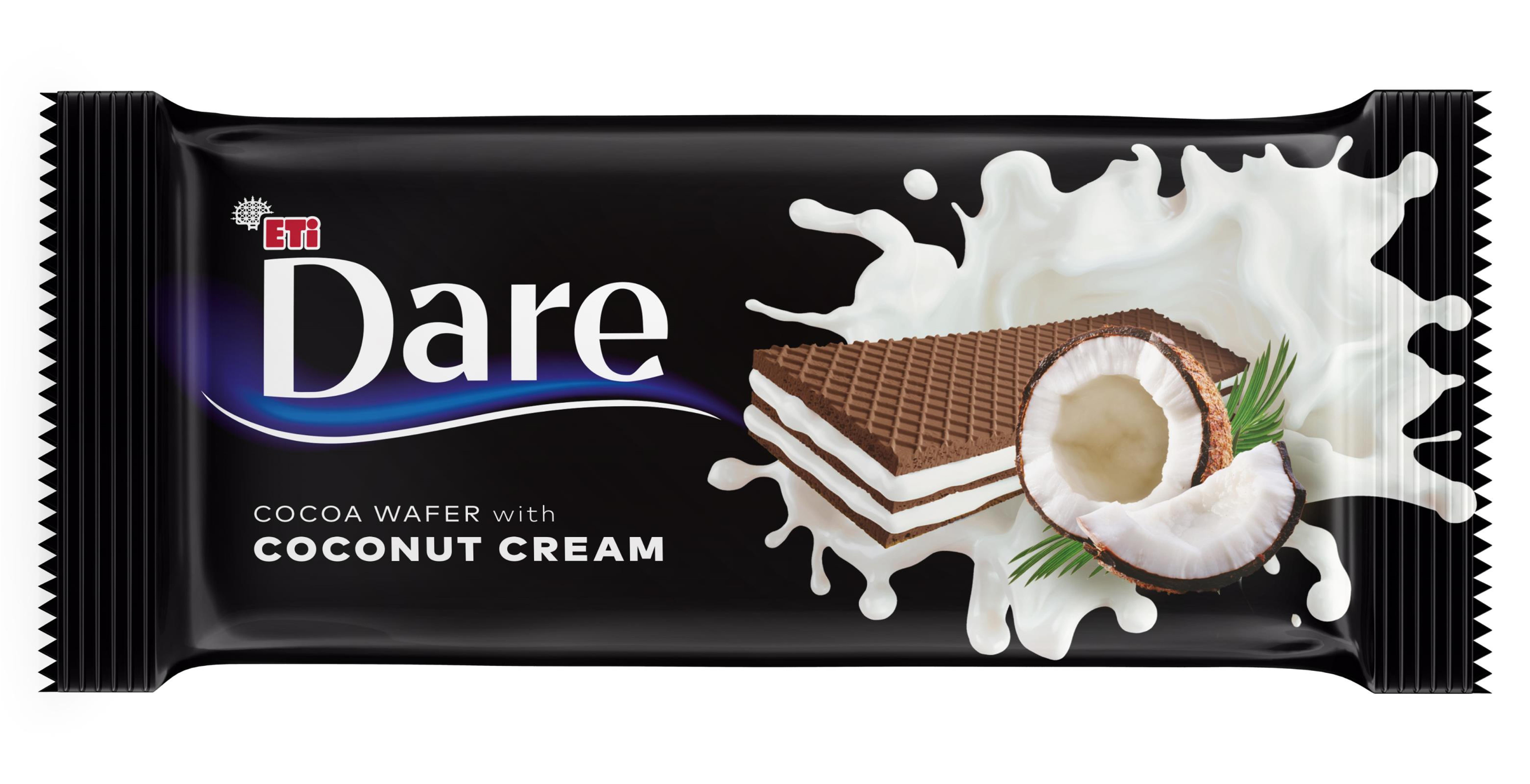 DARE - Kakaowy wafel z kremem kokosowym - 142 g