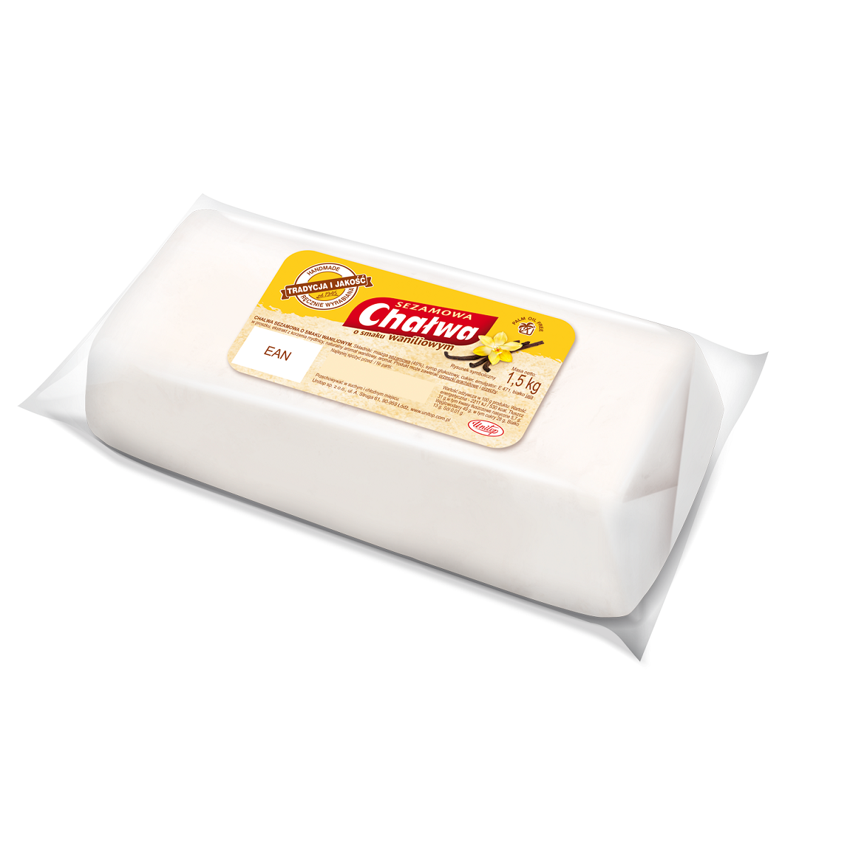 Unitop Chałwa sezamowa o smaku waniliowym 1,5 kg