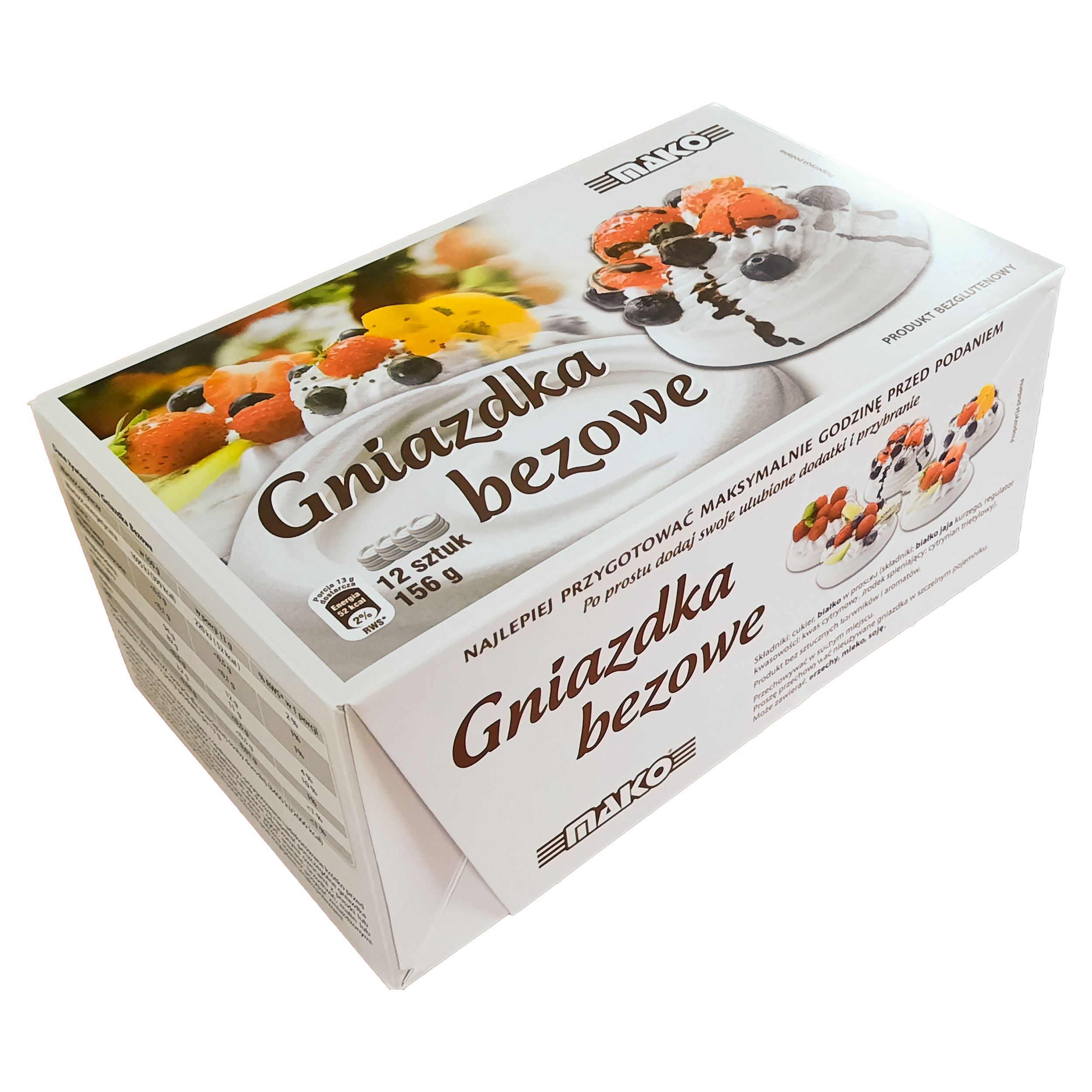 Mako Gniazdka bezowe 156 g