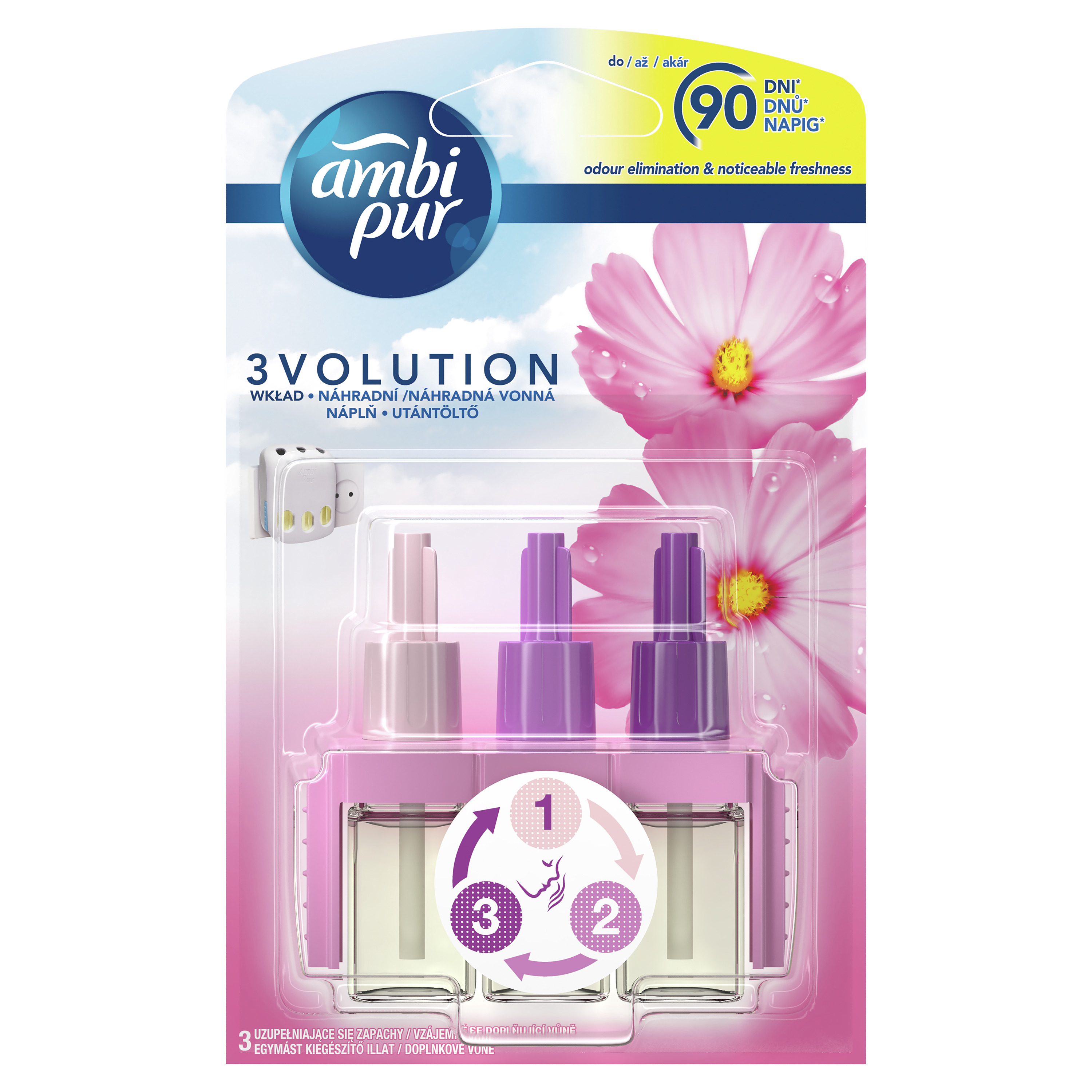 Ambi Pur 3Volution Flowers&Spring wkład do odświeżacza powietrza 20 ml