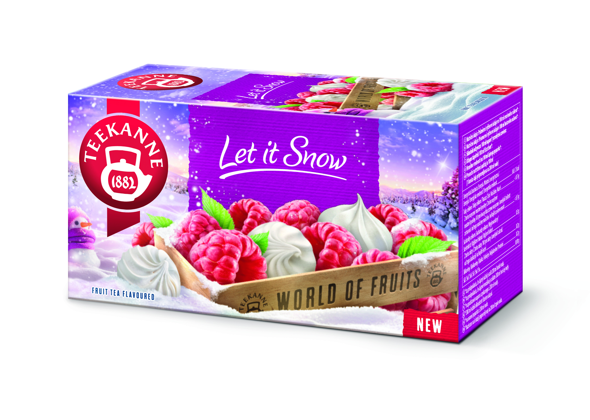 Herbatka owocowa TEEKANNE Let it snow 20 torebek